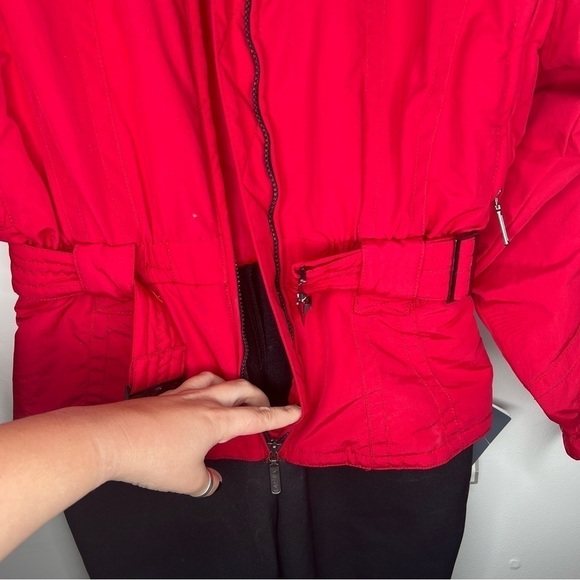 NWT Vintage Tyrolia Onsie Ski Suit Red Size 10 - Picture 5 of 13